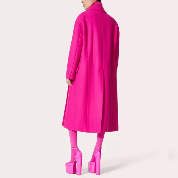 Valentino Coats Women's Rose Red-2