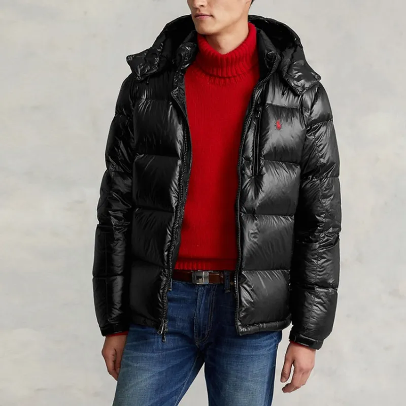 Polo Ralph Lauren Men Pony embroidered Hooded Puffer Jacket-3