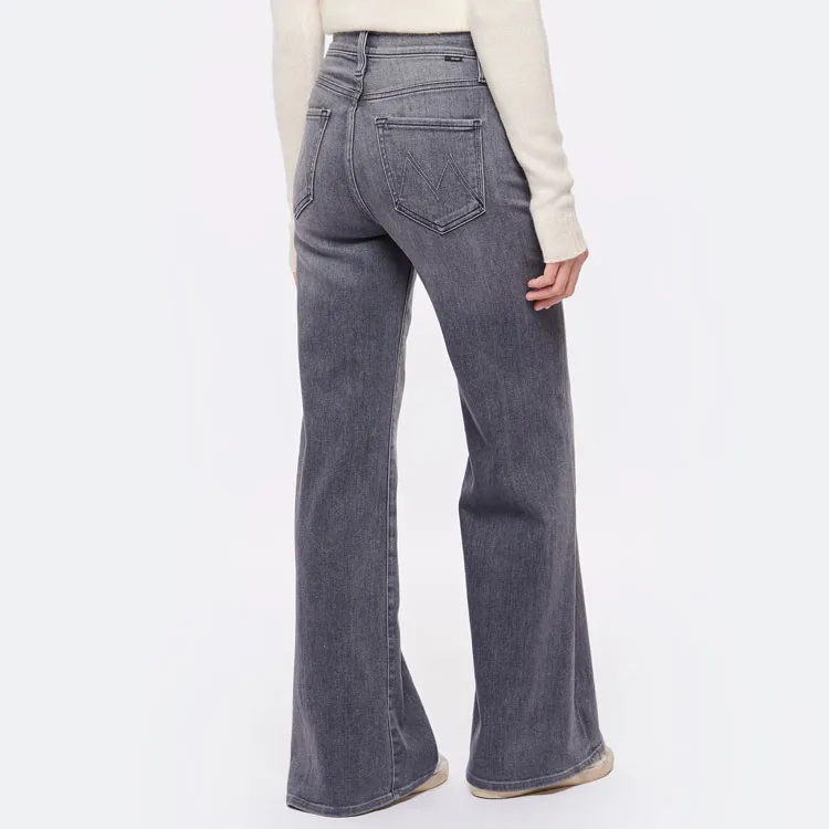 MOTHER Mid Rise Wide Leg Jeans-2