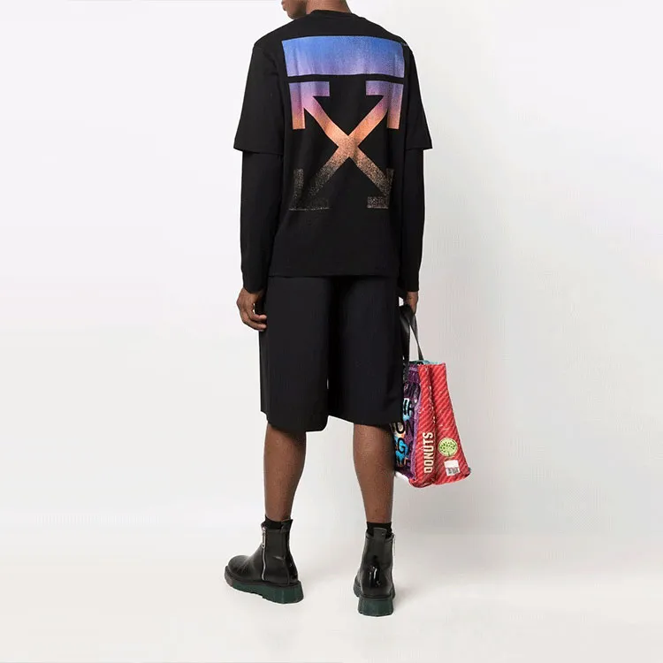 OFF WHITE Degrade Arr Double Sleeve T shirt-3