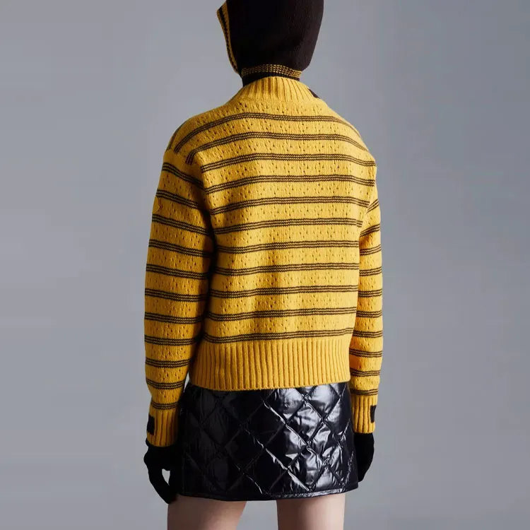 Moncler FW22 Sweater Women's Yellow-3