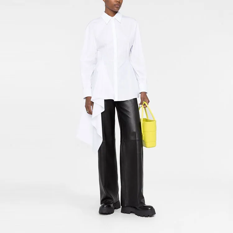 Alexander McQueen Asymmetric Button Up Shirt-1