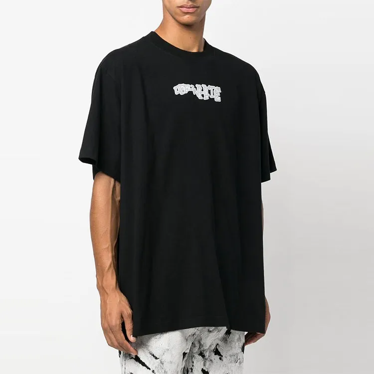 OFF WHITE T Shirts Men Black-3