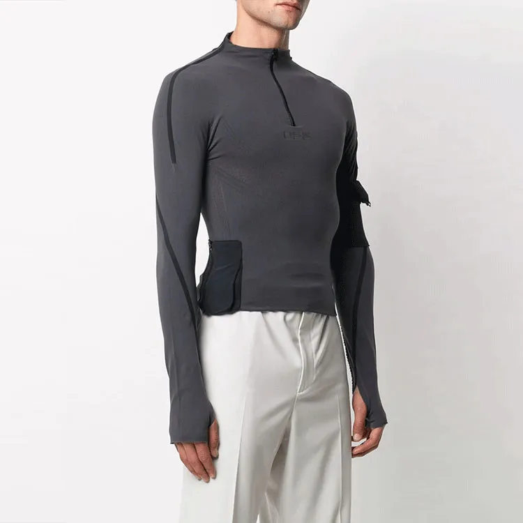 OFF WHITE Active Seamless Long Sleeve Top-3