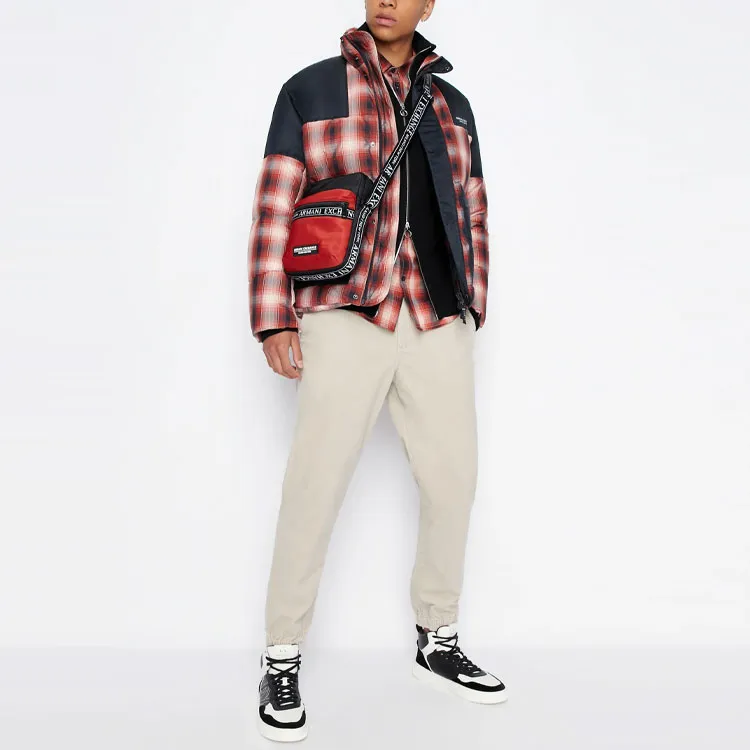 ARMANI EXCHANGE Shirts Men Red-2