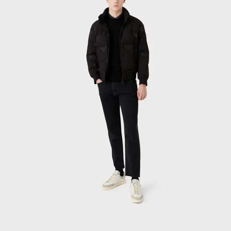 EMPORIO ARMANI Down Jacket Men's Black-3
