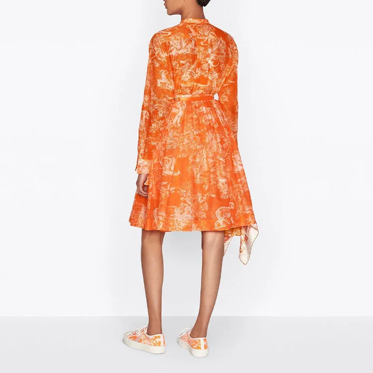 DIOR Shirts Women's Orange-4