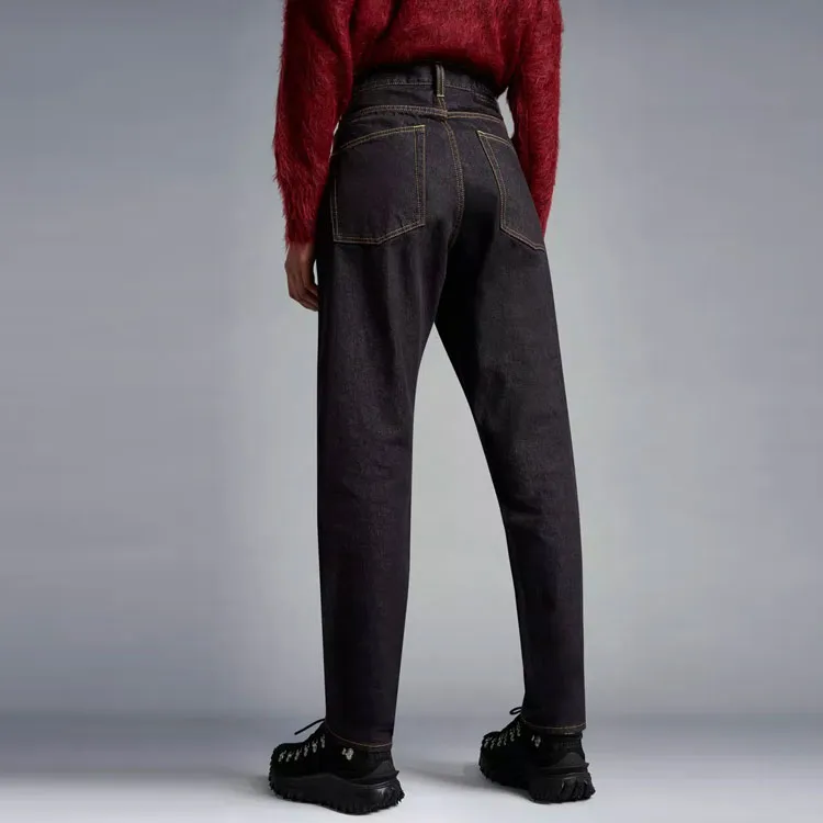 Moncler X Fragment Hiroshi Fujiwara Logo Embroidered Jeans-3