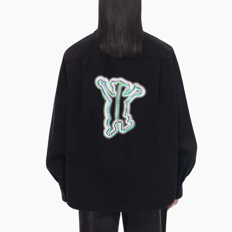 WE11DONE Shirts Unisex Black-3