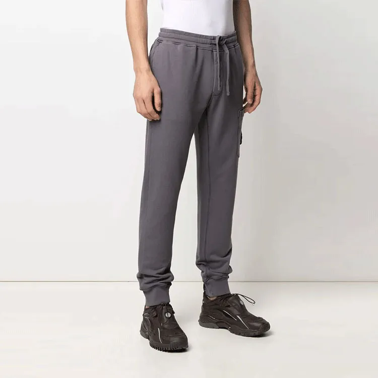 STONE ISLAND Cargo Pants Men's Gray Purple-4