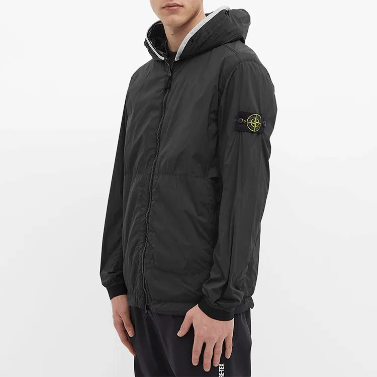 STONE ISLAND SS22 Jackets Coats Men's Black-1