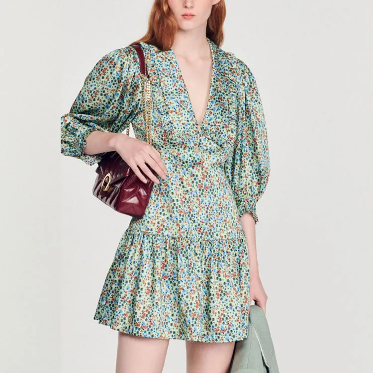 Sandro Long Sleeved Dress Women's-3