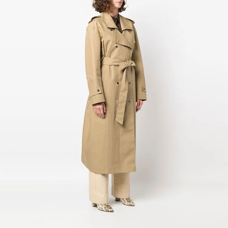 NANUSHKA Meeka Belted Oversized Trench Coat-3