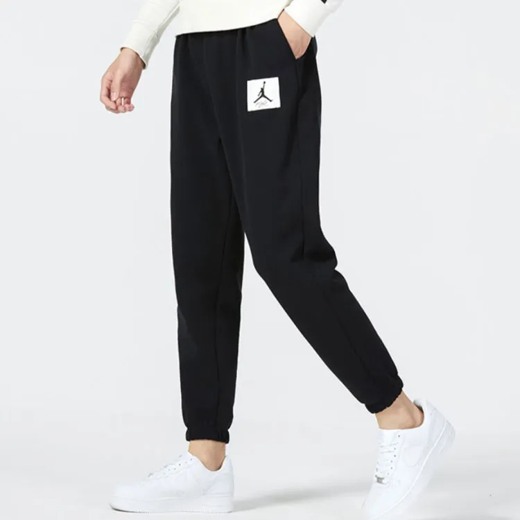 Jordan Knitted Sweatpants Men's Black-4