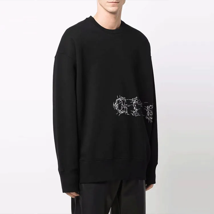 Givenchy C&S Back Loop Heavy Felpa Classic Fit Sweatshirt-3