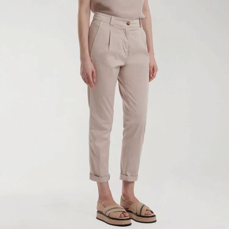 Fabiana Filippi Mid rise Slim cut Trousers-3