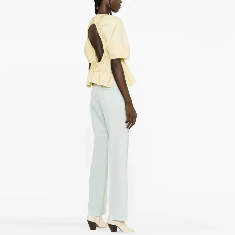 JIL SANDER Pressed crease Tailored Trousers-3
