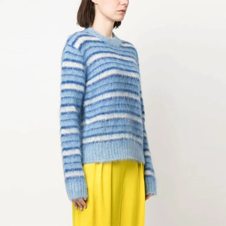 MARNI Striped Crewneck Knitted Jumper-3