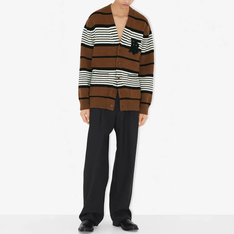 Burberry Long Sleeve Striped Cardigan-2