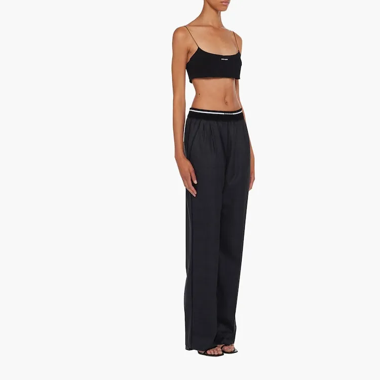 MIU MIU Glen Plaid check Trousers-3