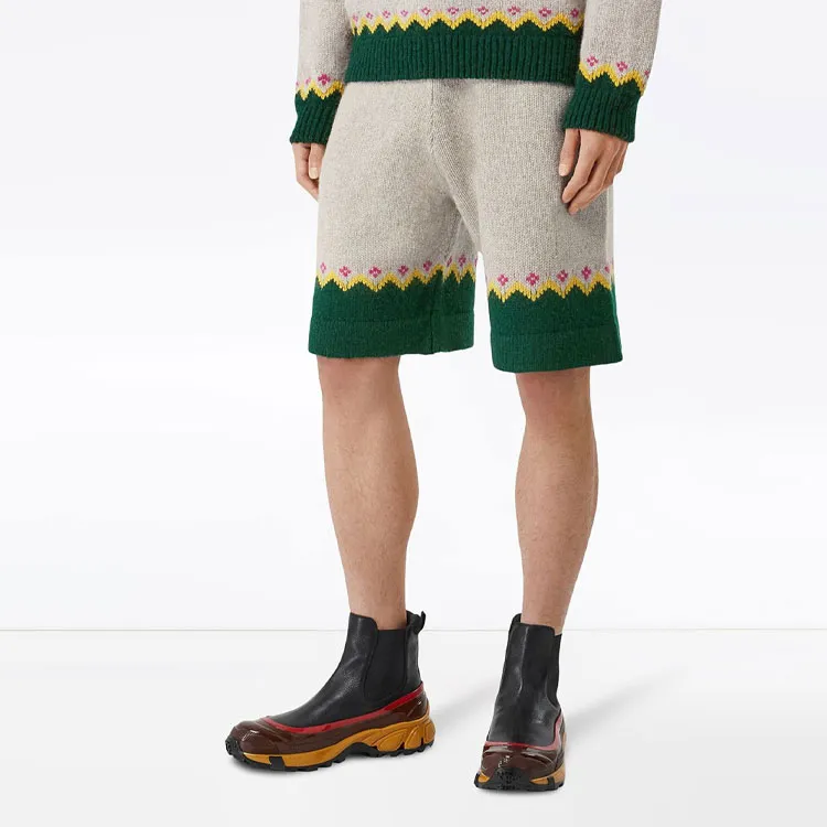 Burberry Casual Shorts Men's Khaki-4