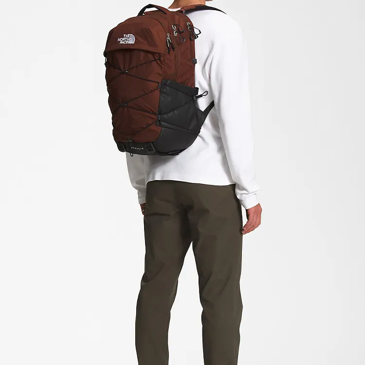 THE NORTH FACE Polyester Backpack Regular Unisex Earth Red-5