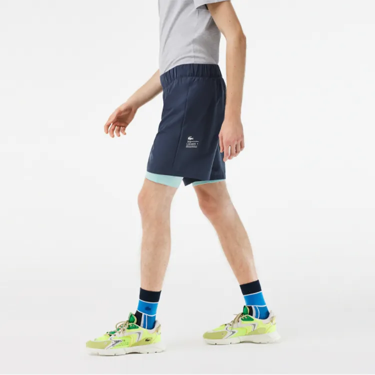 LACOSTE Casual Shorts Men's Dark Blue-5