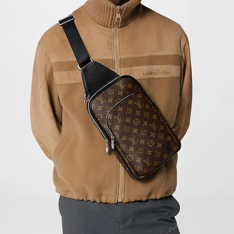LOUIS VUITTON Avenue Slingbag Nm Monogram Macassar-6