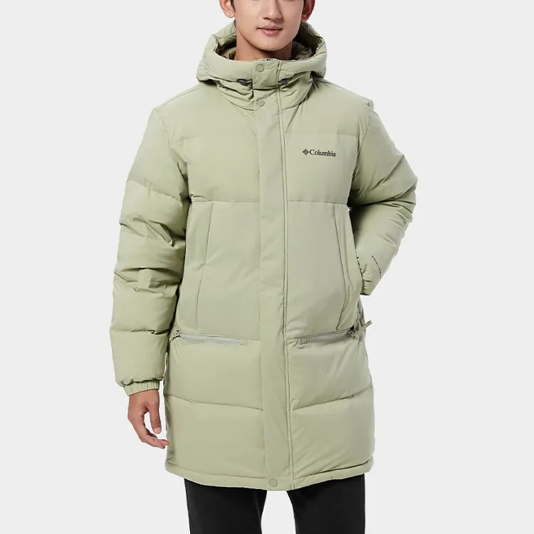 Columbia Down Jackets Men Green-4