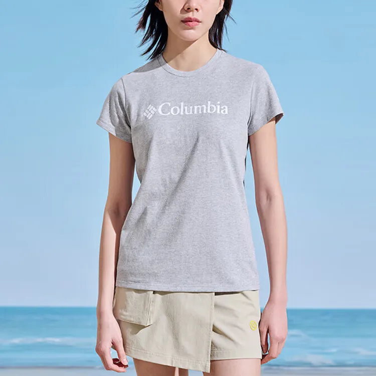 Columbia City Outdoor Collection T Shirt Women's Gray-1