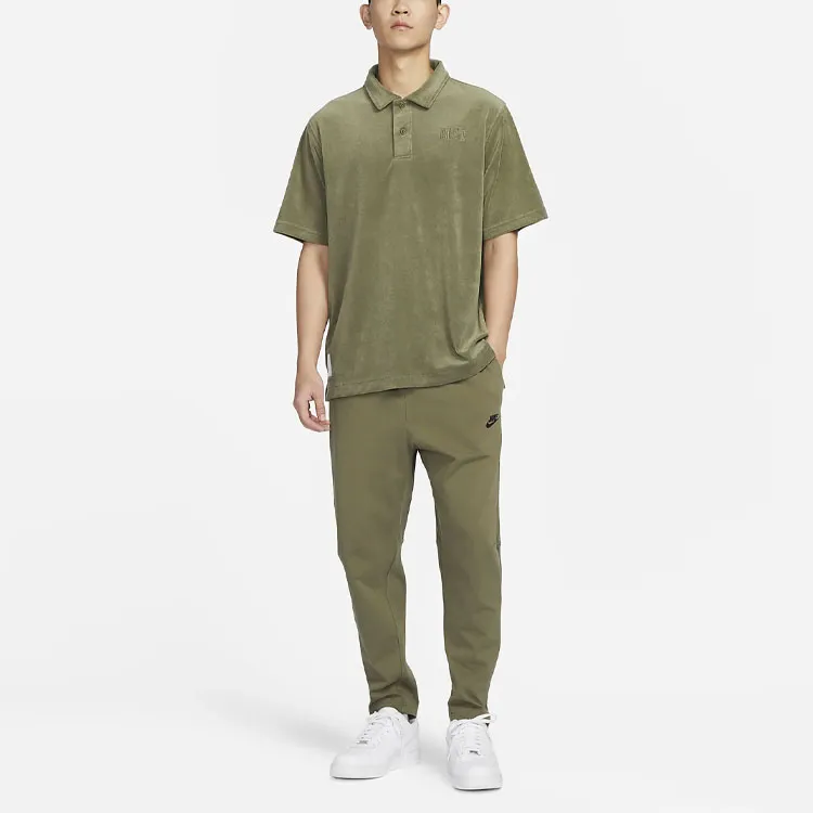 Nike Polo Shirts Men Medium Olive Green-2