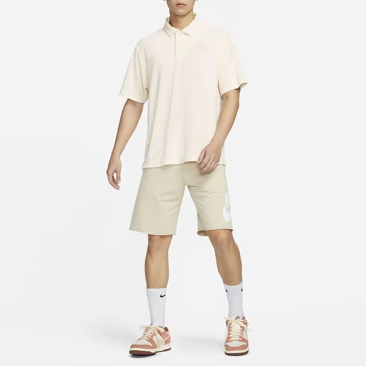 Nike Sportswear Polo Shirt Men's Light Ivory White-2