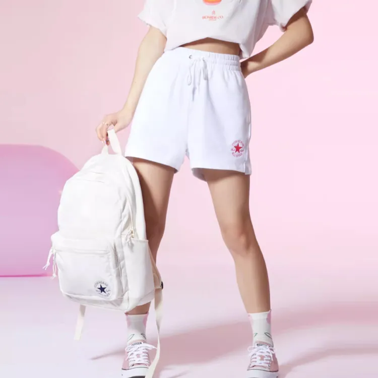 Converse Casual Shorts Women's White-2