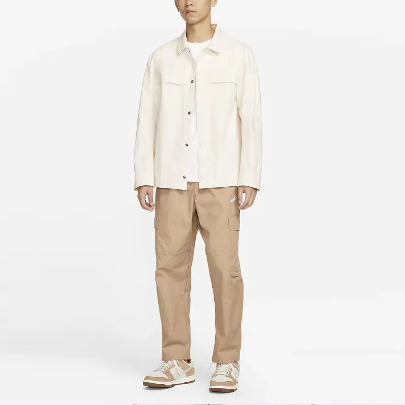 Nike Jackets Men Light Ivory White-2