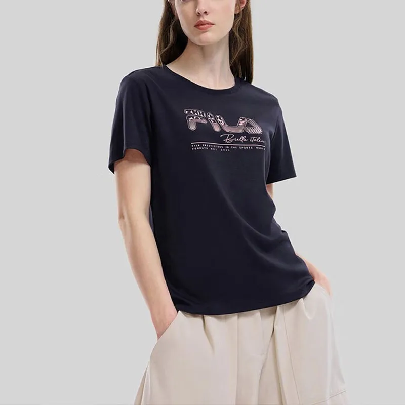 FILA T Shirt Women's Legend Blue-3