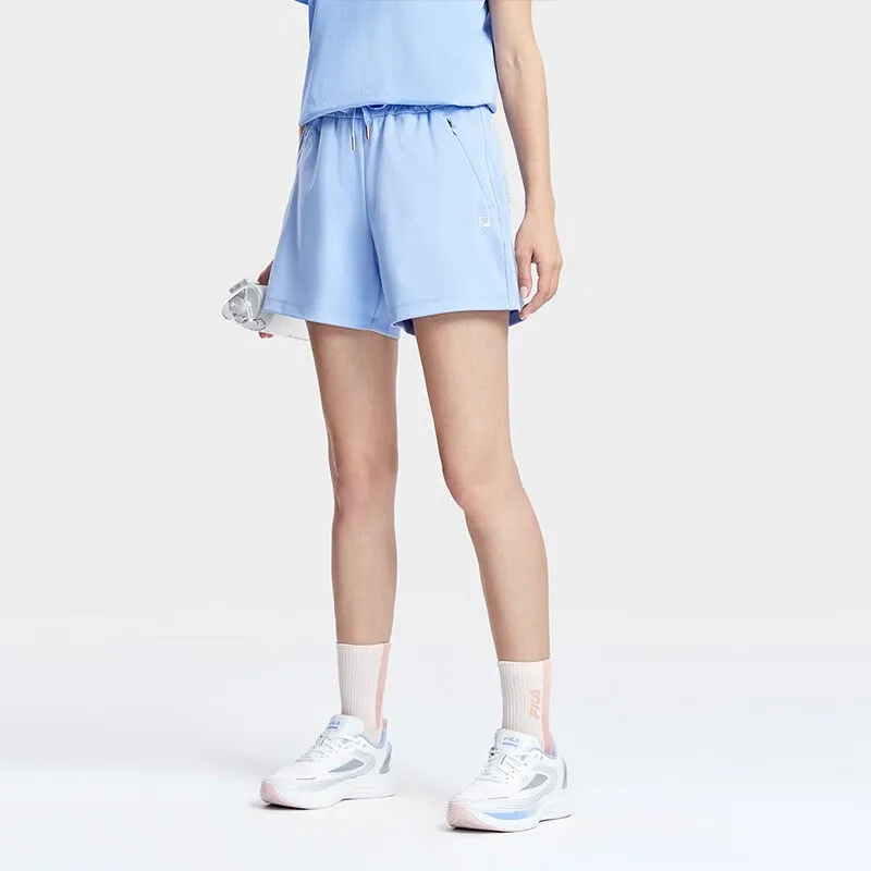 FILA Sports Shorts Women's Twill Blue-5
