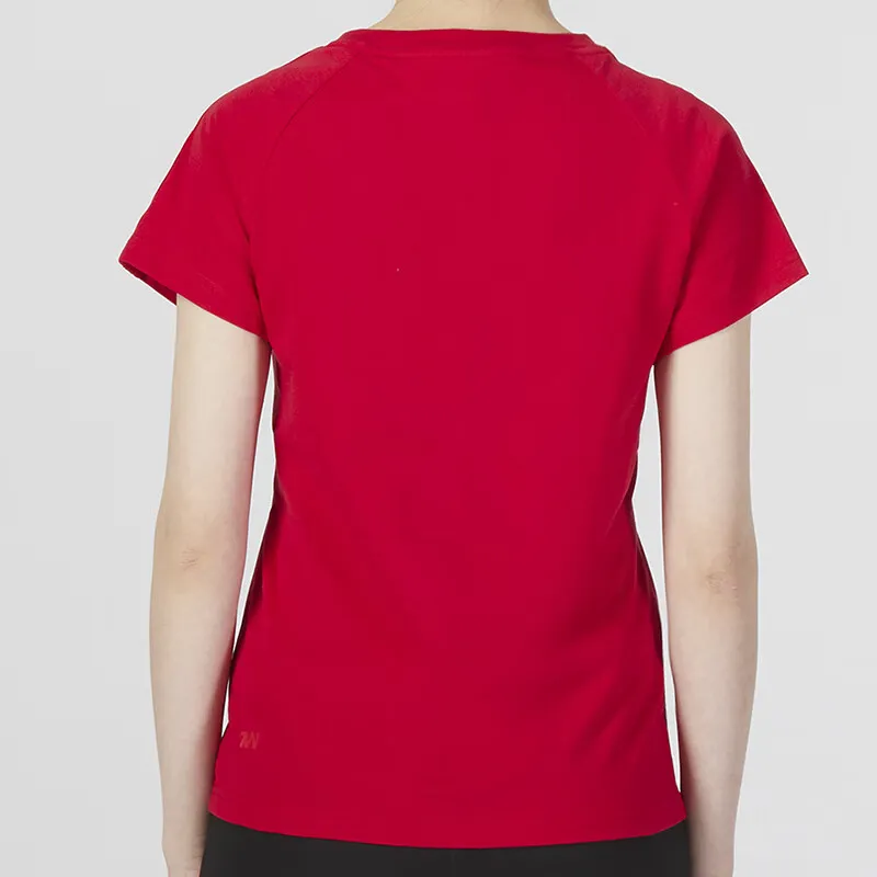 Under Armour Raglan Sleeve T Shirt Women's Red-2