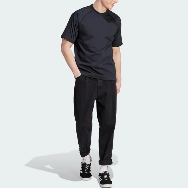 Adidas Originals Blue Version Collection Set-in Sleeve T-Shirt Men's-3