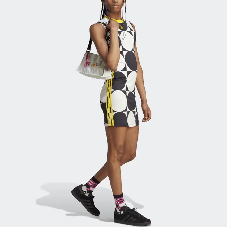 Adidas Originals Sleeveless Dresses Women's Black/White-3