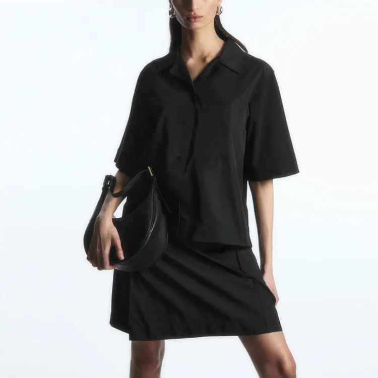 COS Casual Short Skirts Women's Black-1