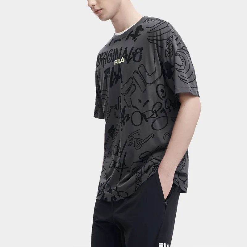 FILA T Shirt Men's All Over Print-4