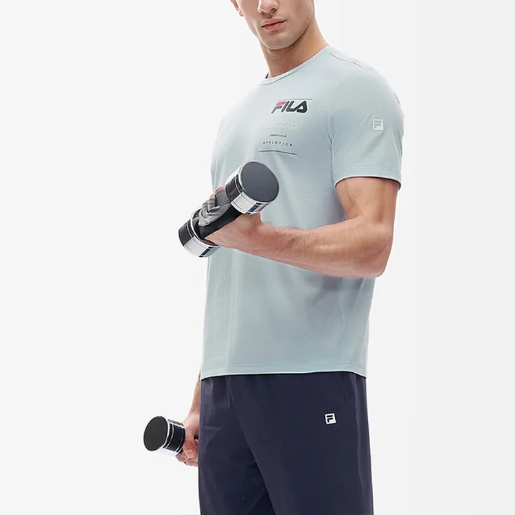 FILA T-Shirt Men's Light Smoke Blue-4