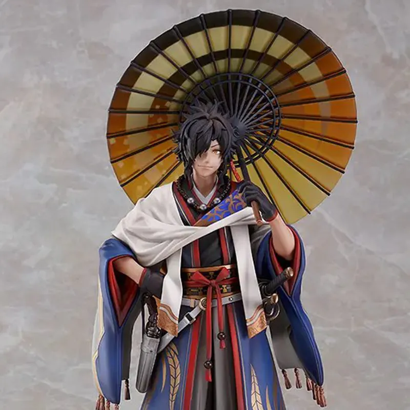 GSC Orange Rouge Fate Grand Order Assassin/Kaneda Izo Truly Handsome Feather Kimono Pants Version Scale Figures 29cm-2