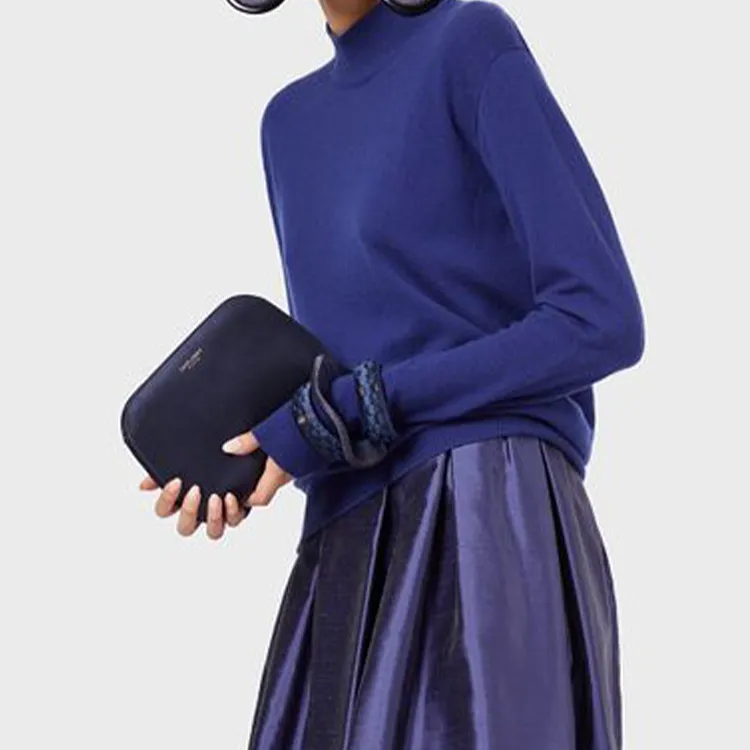 EMPORIO ARMANI Clutches Crossbody Bag Shoulder Bag Women's Navy Blue-3