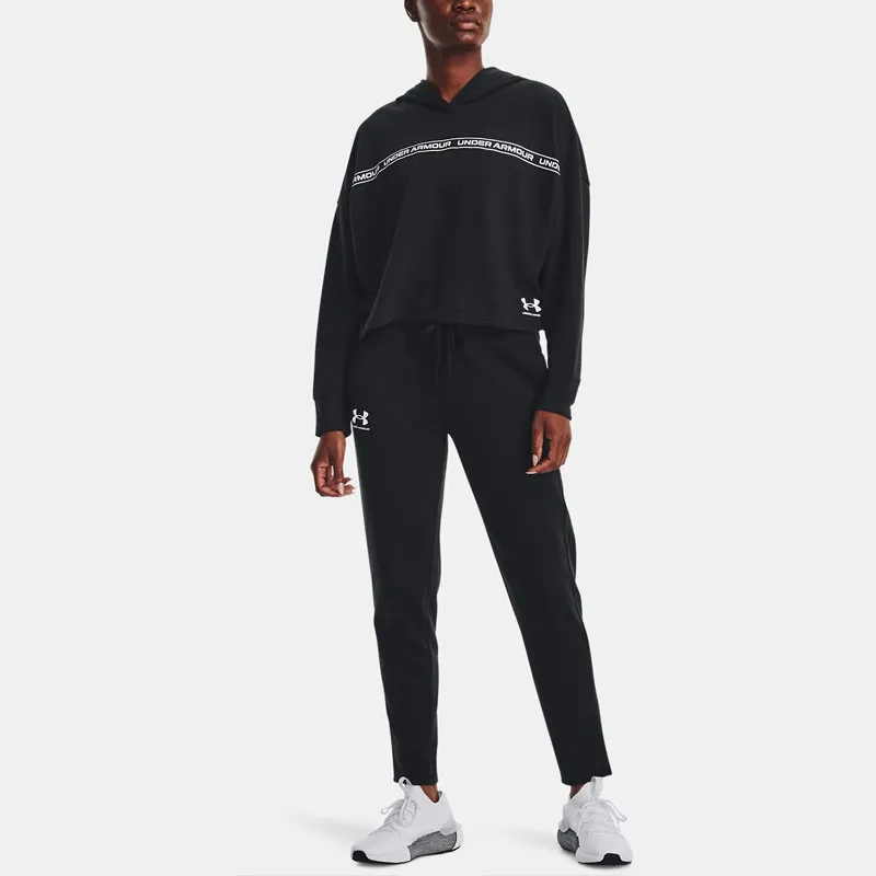 Under Armour Rival Sweatshirts Women's Black-4