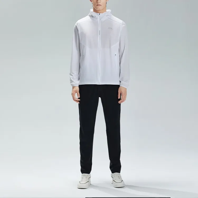 Anta Running Collection Breathable Sun Protection Clothing Men's Pure White-2