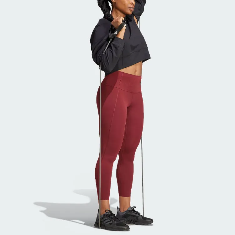 Adidas Free Shipping With AdiClub Optime Power 7/8 Leggings-4