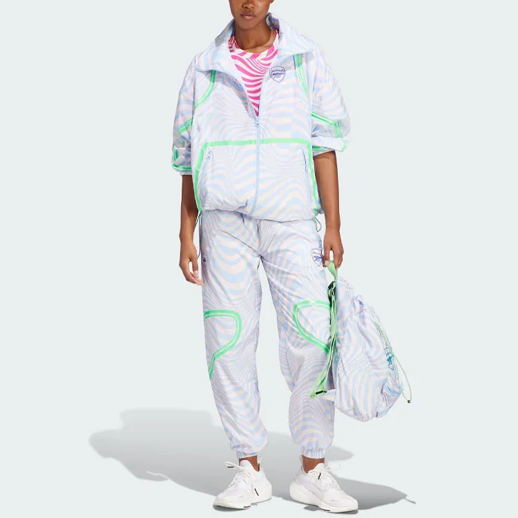 Adidas Arsenal Jackets Women's Glossy Finish Blue-4