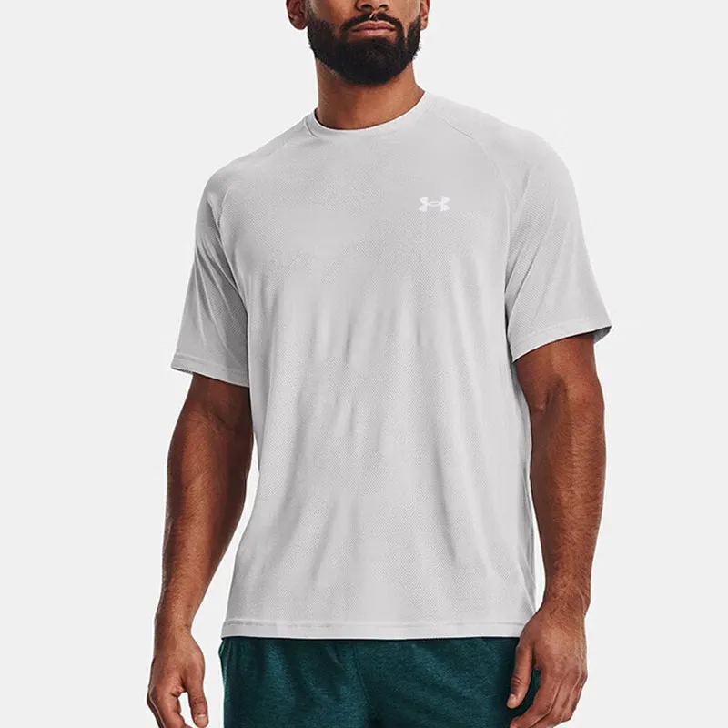 Under Armour Raglan Sleeve T Shirt Men's Gray-2