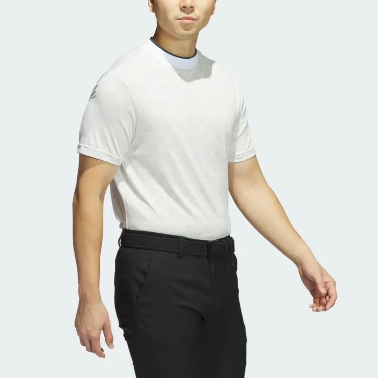 Adidas Free Shipping With AdiClub Adi Jacquard Mock Polo Shirt-4